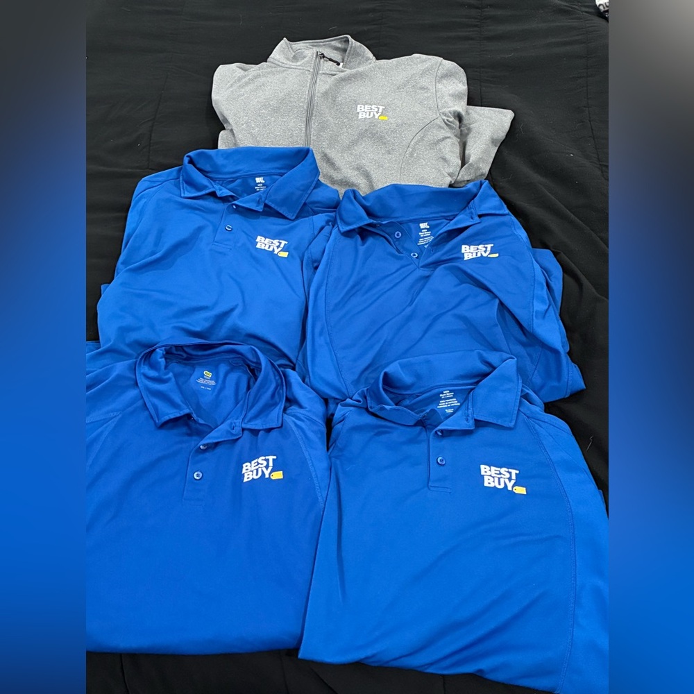 Best Buy Uniform Lot of 5 XXL